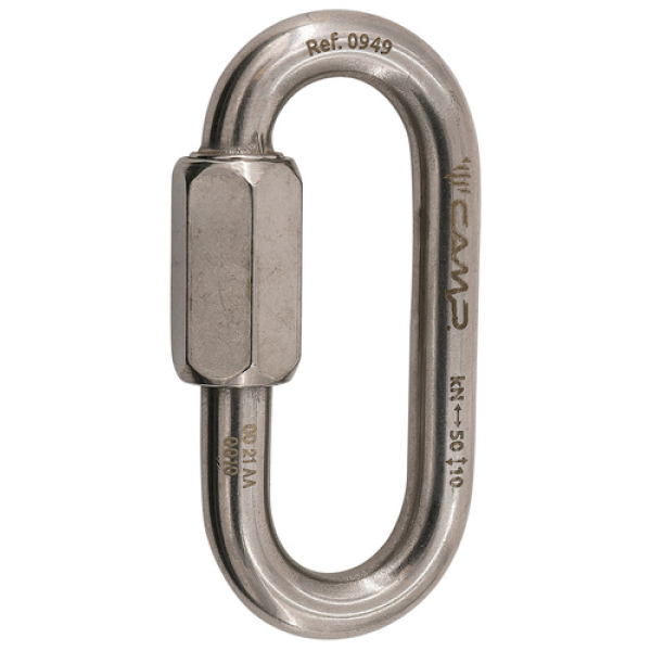 CAMP 10mm Oval Quick Link - Stainless Steel