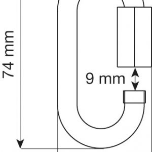 CAMP 8mm Oval Quick Link – Steel