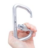 Omega Pacific MOAB 1/2″ Steel Large D Screw-Lok NFPA Carabiner