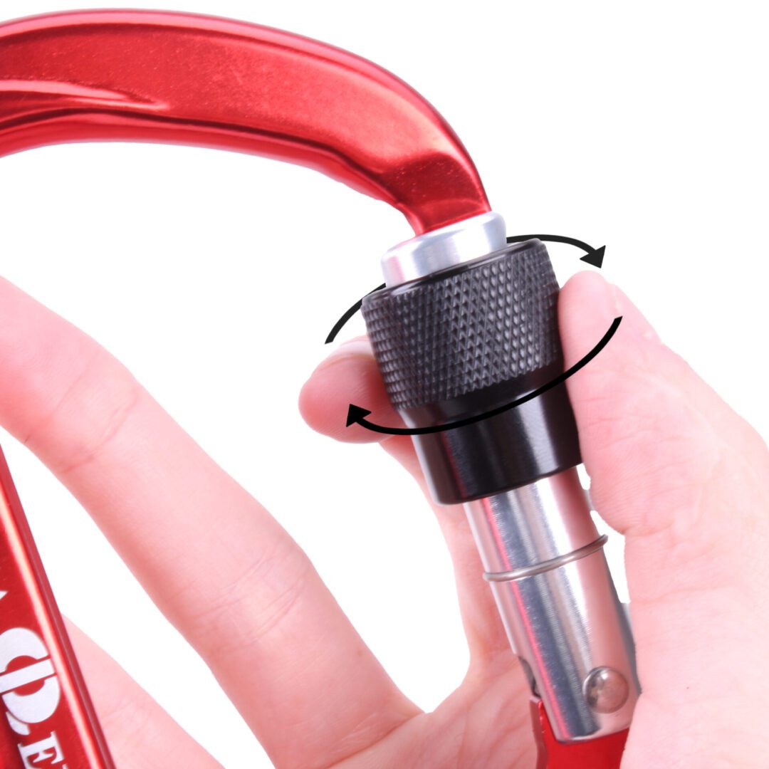 Omega Pacific Elite Screw-Lok NFPA Carabiner – Red