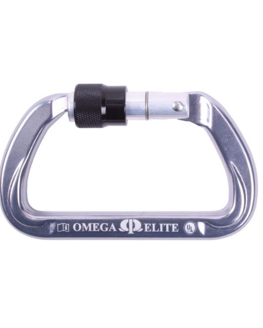 Omega Pacific Elite Screw-Lok NFPA Carabiner - Gunmetal