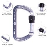Omega Pacific Elite Screw-Lok NFPA Carabiner – Gunmetal