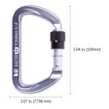 Omega Pacific Elite Screw-Lok NFPA Carabiner – Gunmetal