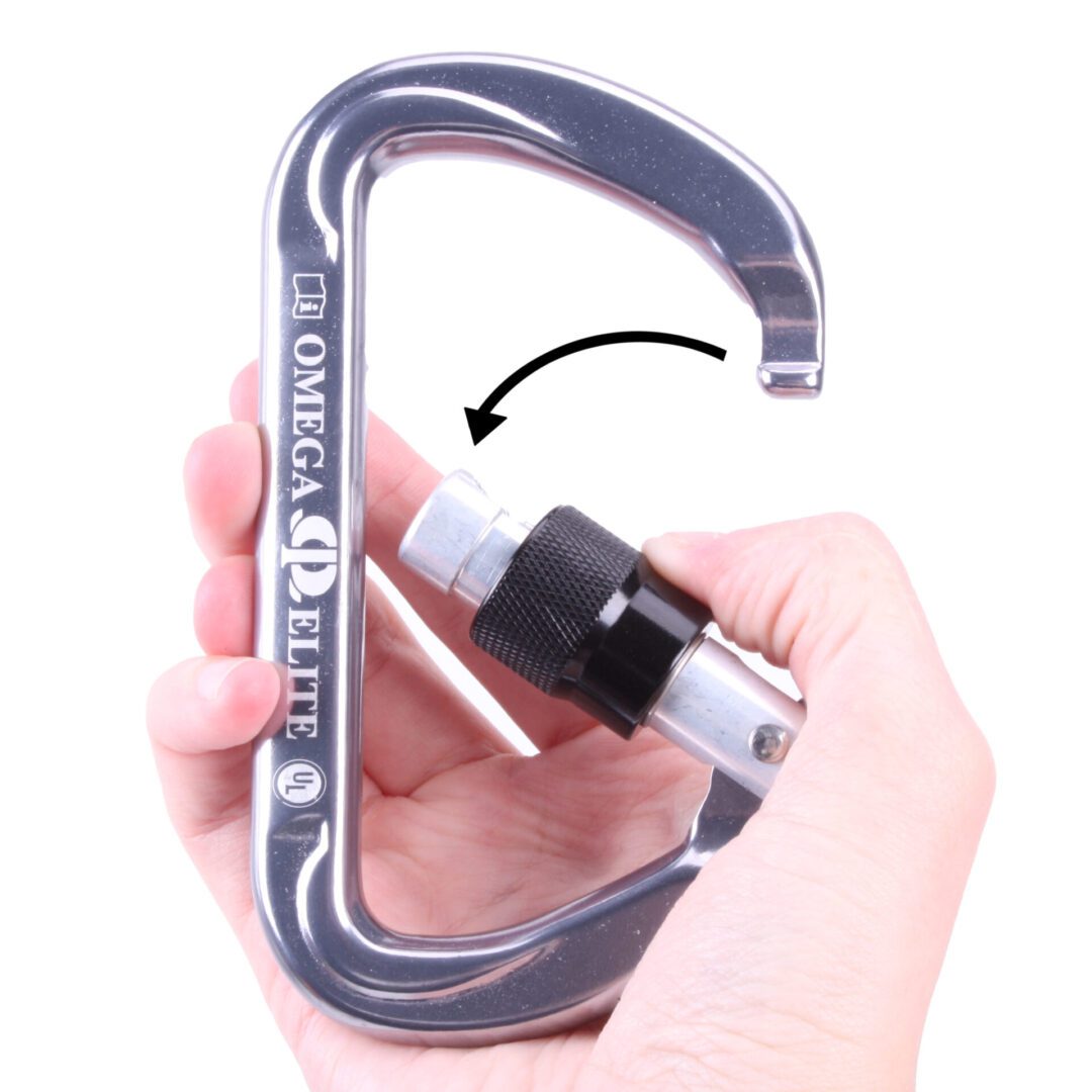 Omega Pacific Elite Screw-Lok NFPA Carabiner – Gunmetal