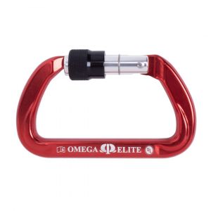 Omega Pacific Elite Screw-Lok NFPA Carabiner – Red