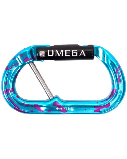 Omega Pacific Micro Raider+ Captive Aluminum Straightgate Carabiner
