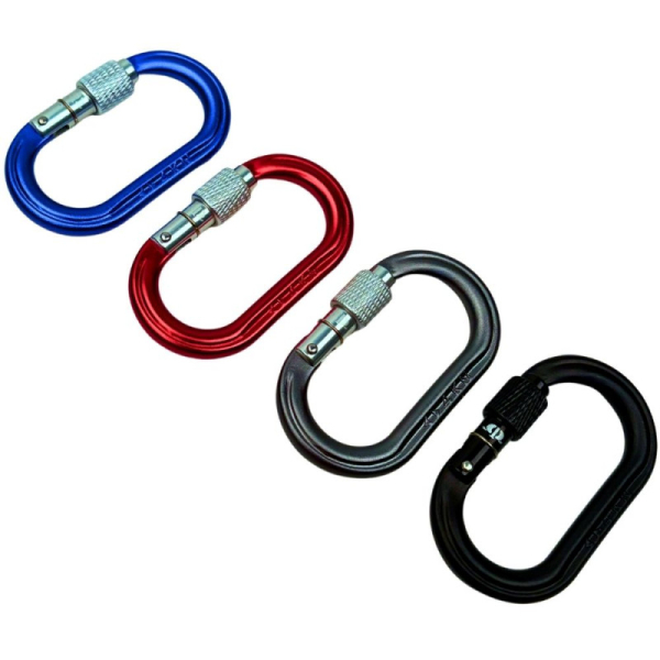 Micro Raider Aluminum Screw-Lok Carabiner