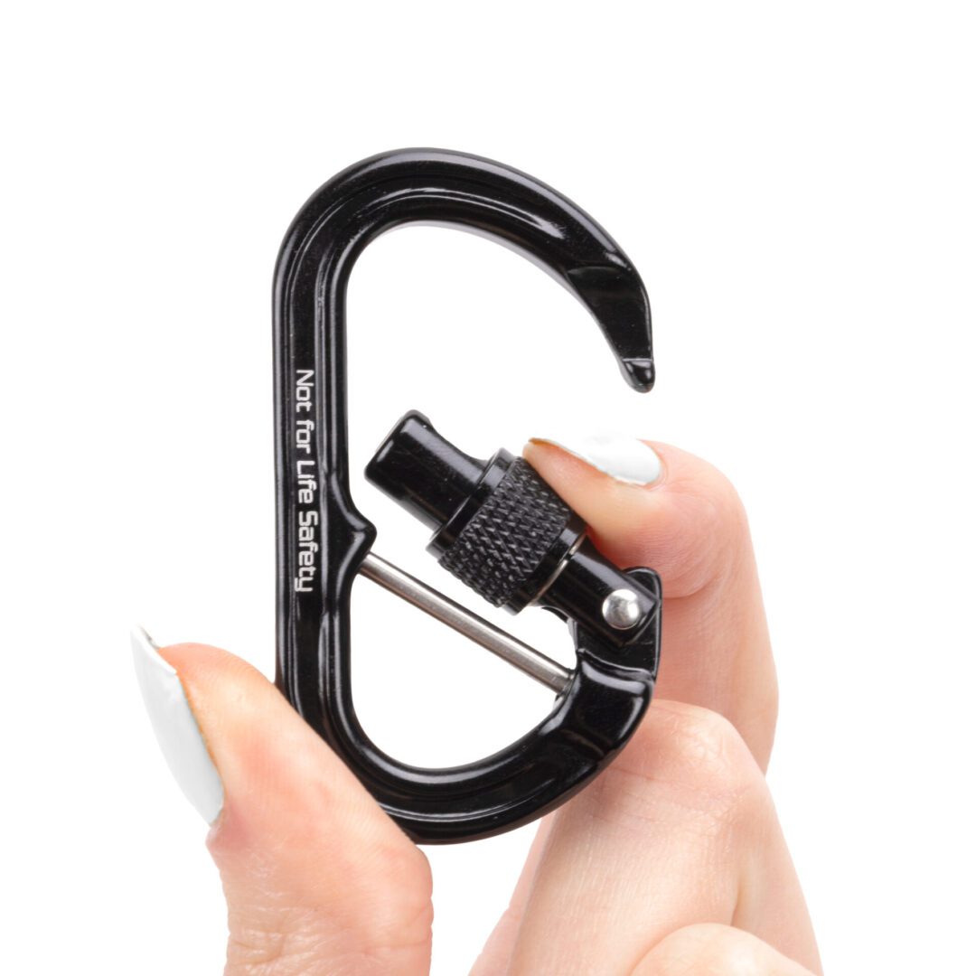 Omega Pacific Micro Raider Captive Aluminum Screw-Lok Carabiner