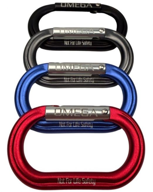 Omega Pacific Micro Raider Aluminum Straightgate Carabiner