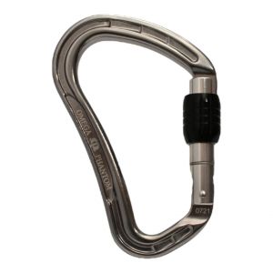 Omega Pacific Phantom Aluminum Screw-Lok Carabiner – Gunmetal