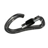 Omega Pacific Phantom Aluminum Screw-Lok Carabiner – Gunmetal