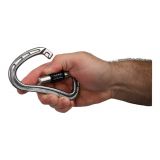 Omega Pacific Phantom Aluminum Screw-Lok Carabiner – Gunmetal