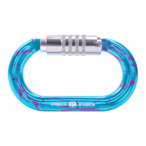 Omega Pacific Raider Aluminum 3-Stage Quik-Lok NFPA Carabiner – Blue Crush