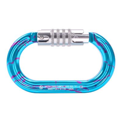 Omega Pacific Raider Aluminum 3-Stage Quik-Lok NFPA Carabiner – Blue Crush