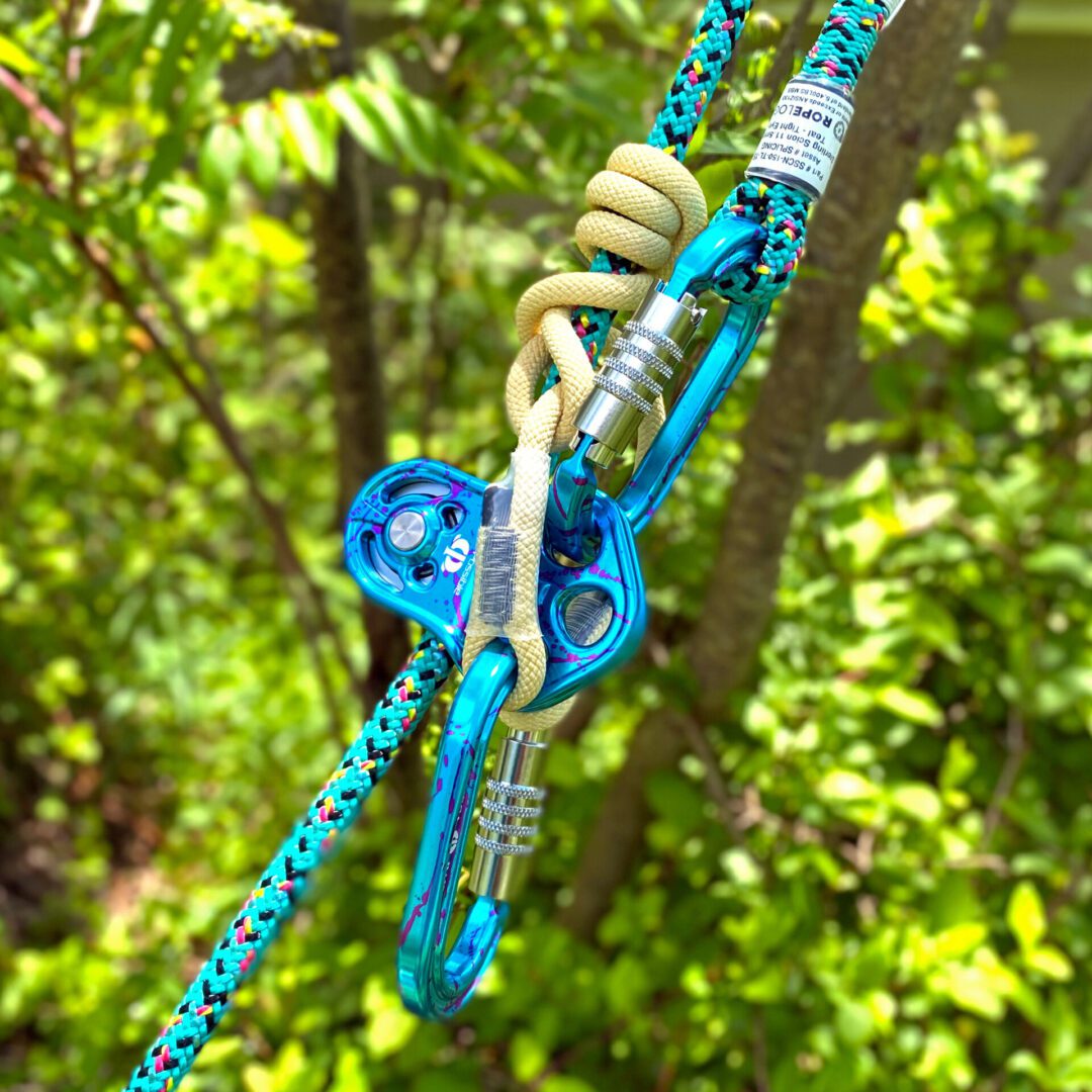 Omega Pacific Raider Aluminum 3-Stage Quik-Lok NFPA Carabiner – Blue Crush