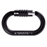 Custom Omega Pacific Black Raider 3-Stage Quik-Lok Carabiner NFPA (Pack Of 5)
