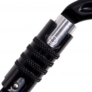 Omega Pacific Raider Aluminum 3-Stage Quik-Lok NFPA Carabiner – Black