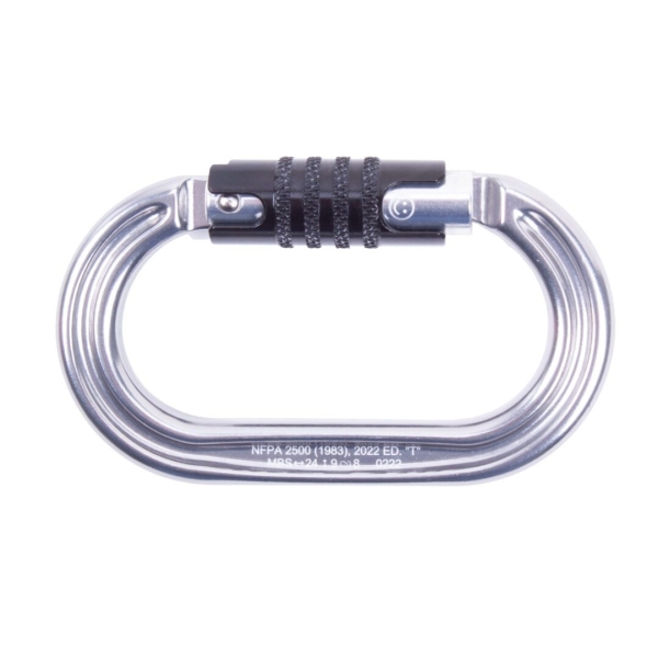 Omega Pacific Raider Aluminum 3-Stage Quik-Lok NFPA Carabiner - Gunmetal