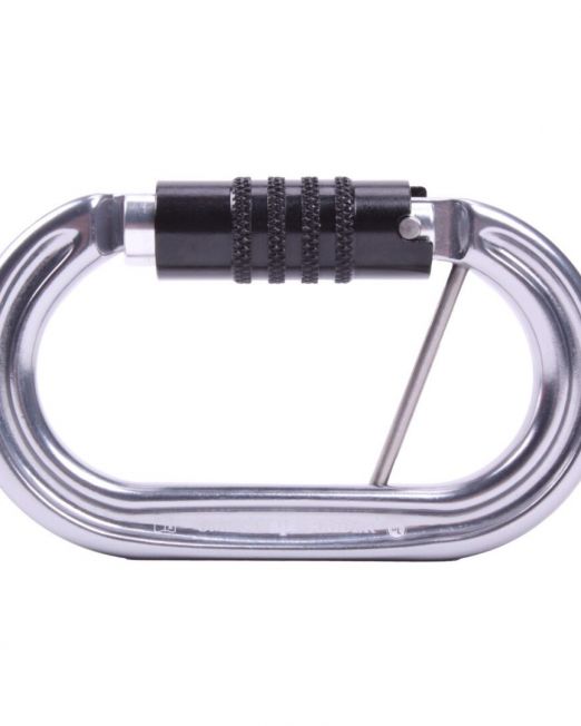 Omega Pacific Raider Aluminum 3-Stage Quik-Lok W/Captive Eye NFPA Carabiner - Gunmetal