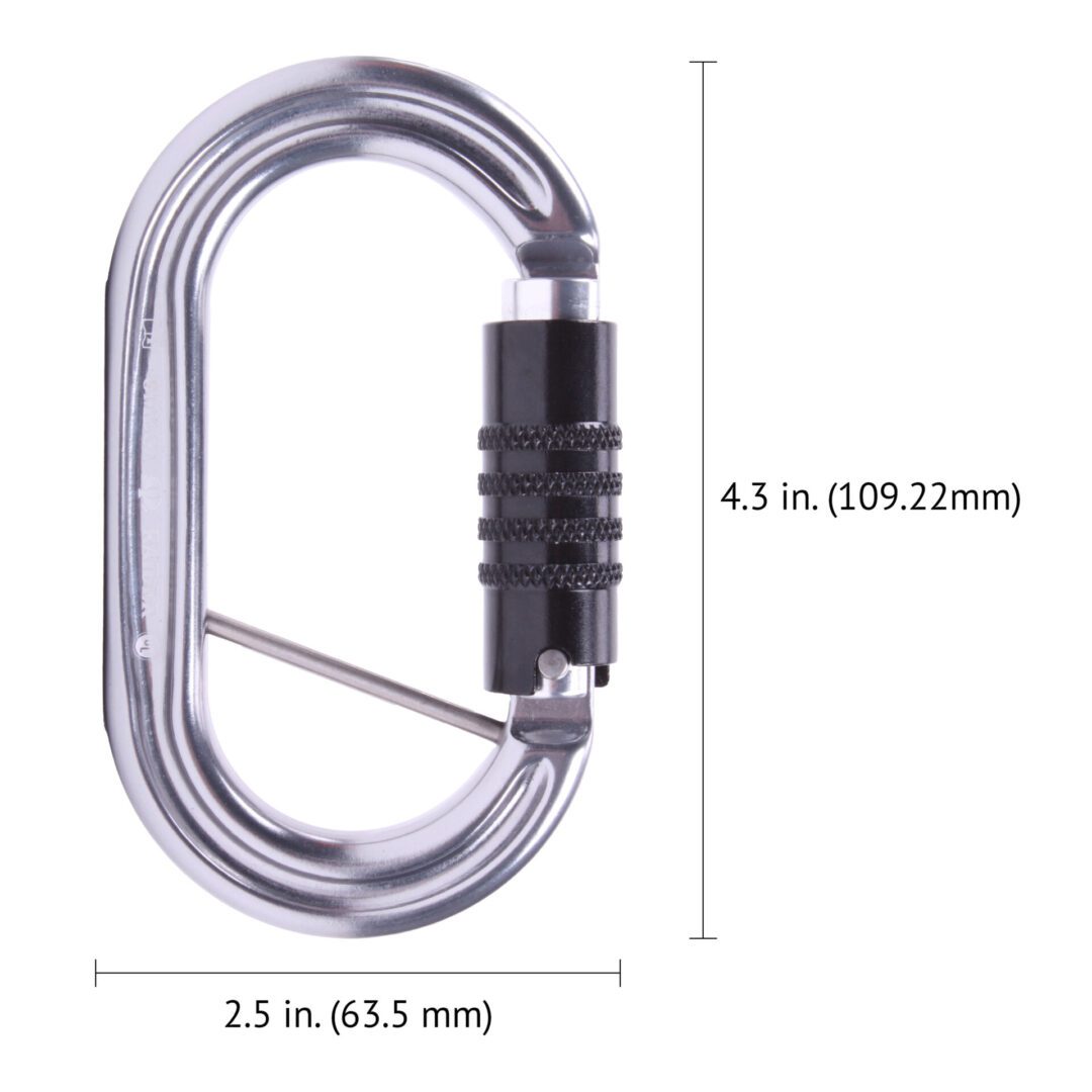Omega Pacific Raider Aluminum 3-Stage Quik-Lok W/Captive Eye NFPA Carabiner – Gunmetal