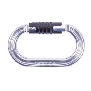 Omega Pacific Raider Aluminum 3-Stage Quik-Lok NFPA Carabiner – Gunmetal