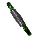 Omega Pacific Raider+ Aluminum 3-Stage Quik-Lok Carabiner – Radioactive