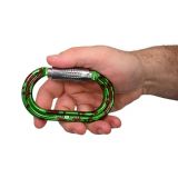 Omega Pacific Raider+ Aluminum 3-Stage Quik-Lok Carabiner – Radioactive