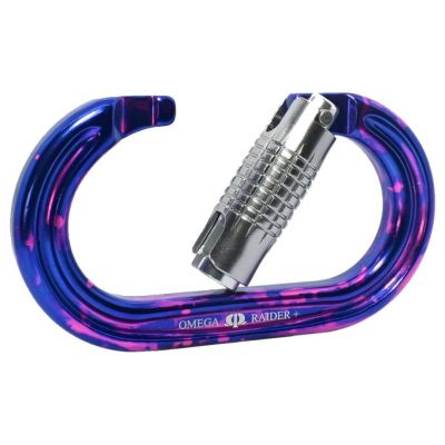 Omega Pacific Raider+ Aluminum 3-Stage Quik-Lok Carabiner – Ultra-Violet
