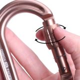 Omega Pacific Raider Tactical Oval Screw-Lok Carabiner – Sand Tan
