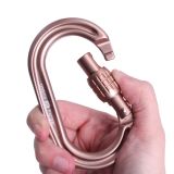Omega Pacific Raider Tactical Oval Screw-Lok Carabiner – Sand Tan