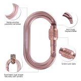 Omega Pacific Raider Tactical Oval Screw-Lok Carabiner – Sand Tan