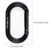 Custom Omega Pacific Raider Straight Gate Carabiner (Pack Of 5)