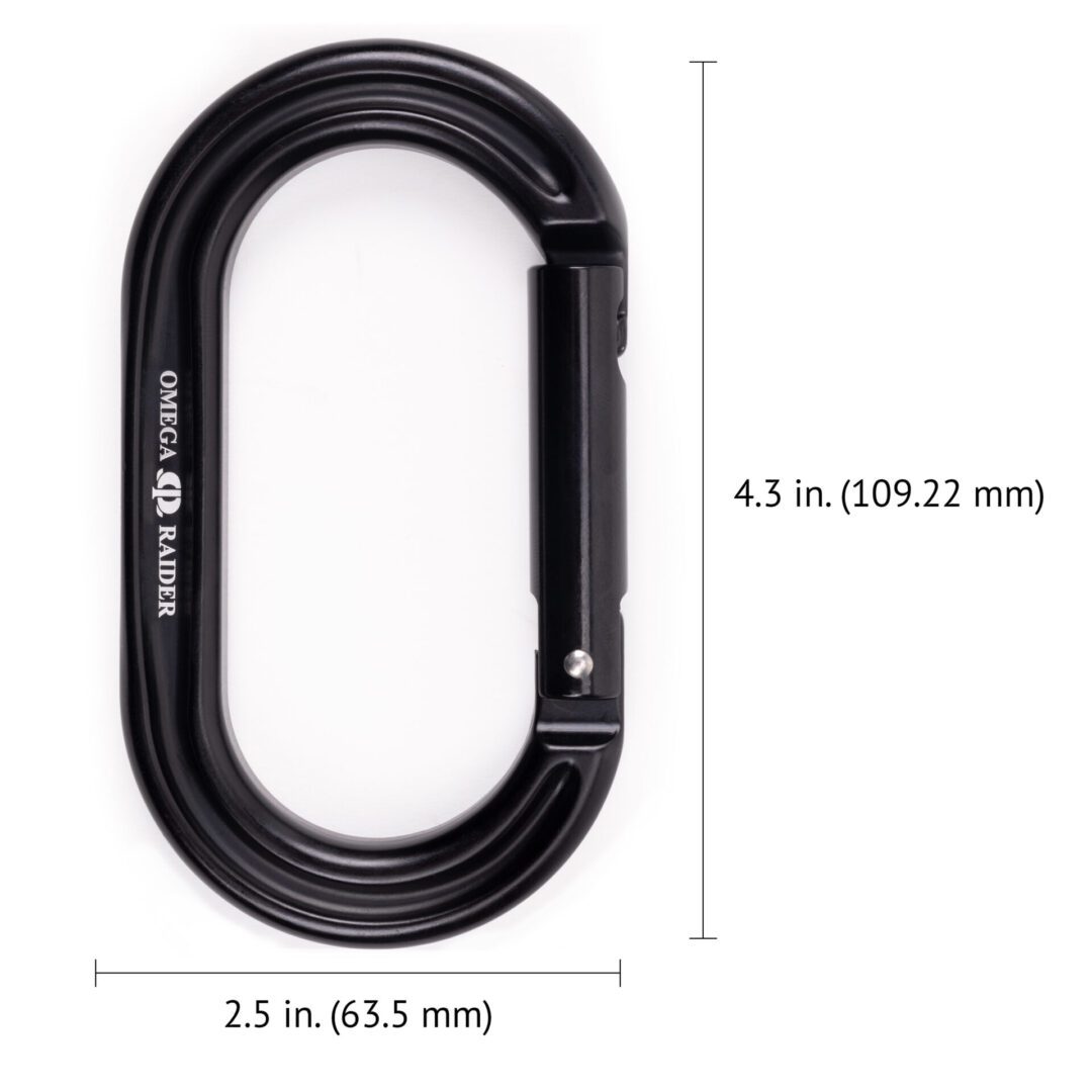 Custom Omega Pacific Raider Straight Gate Carabiner (Pack Of 5)