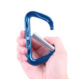 Omega Pacific Standard D Aluminum Straightgate Carabiner – Blue