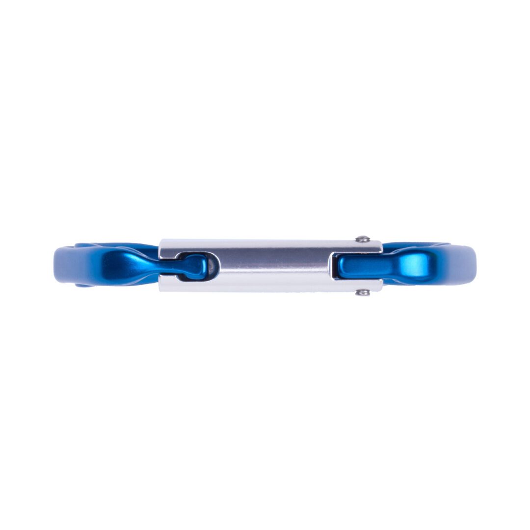 Omega Pacific Standard D Aluminum Straightgate Carabiner – Blue