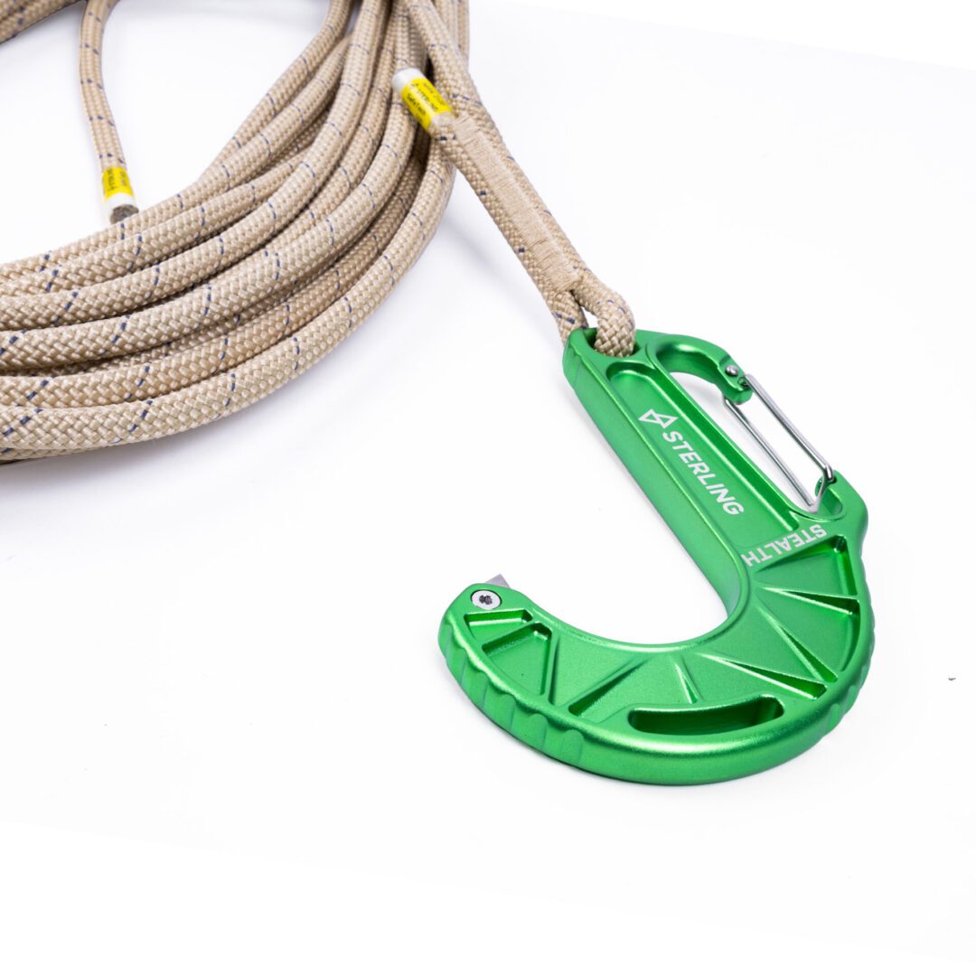 Sterling Stealth Escape Anchor Hook w/ 50′ of 8mm SafeTech