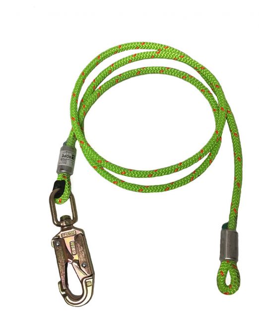 Rope Logic 1/2" Wire Core Swivel Snap Flipline - 12'