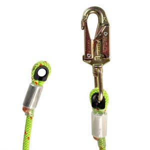 Rope Logic 1/2″ Wire Core Swivel Snap Flipline – 12′