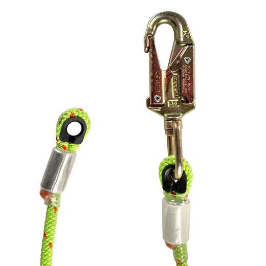 Rope Logic 1/2″ Wire Core Swivel Snap Flipline – 12′