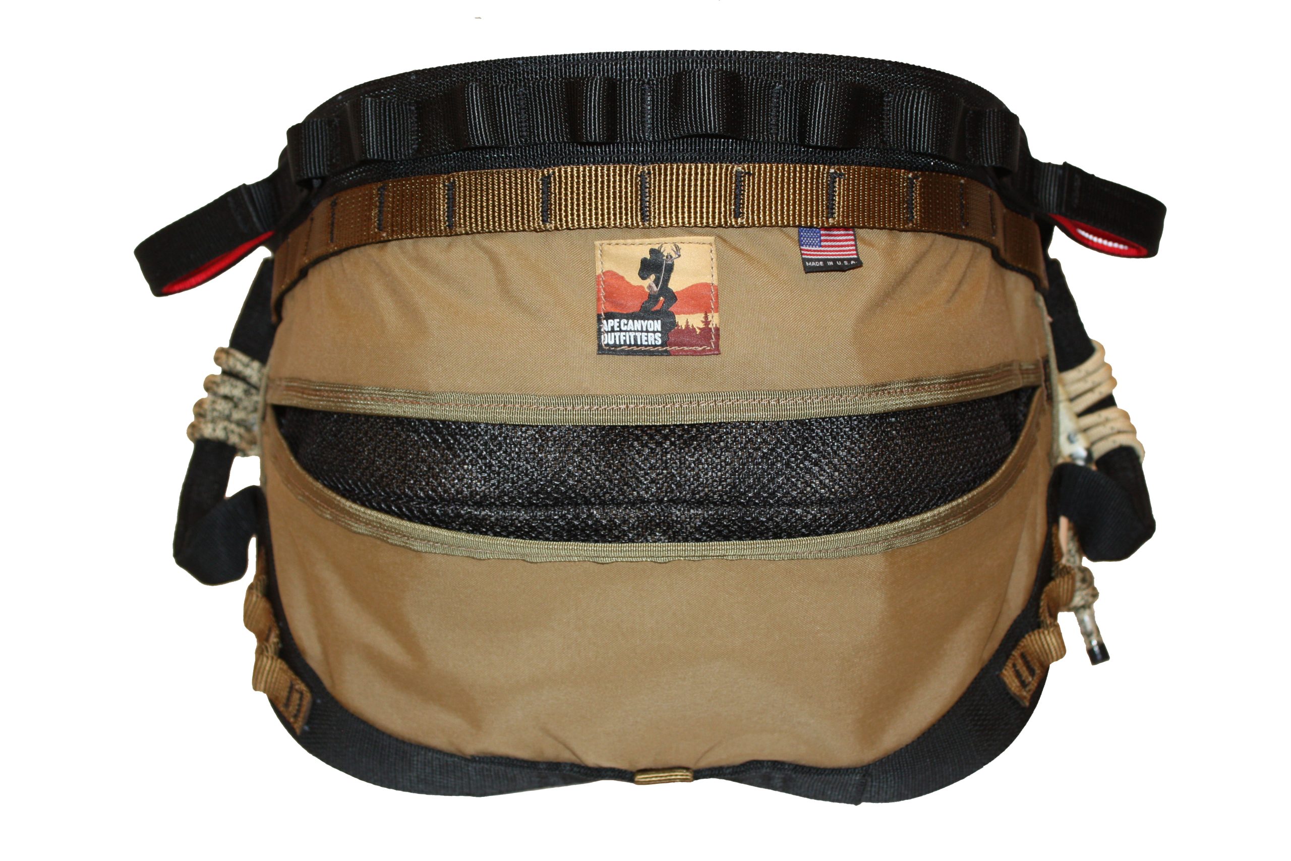 ACO Wood Deluxe Saddle – Coyote