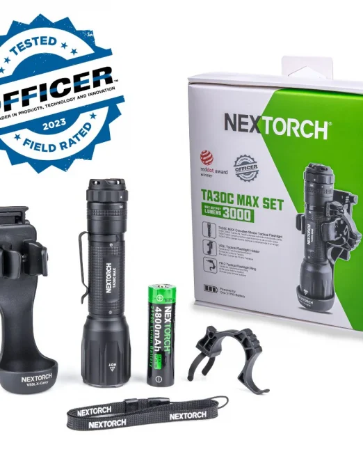 NEXTORCH TA30C MAX TACTICAL KIT – 3000 Lumens