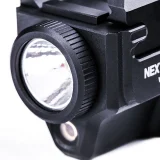 NEXTORCH 650 Lumens Sub-compact Rechargeable Tactical Light with Laser Sight