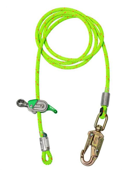 Notch 1/2" Wirecore Flipline with Glide Rope Grab