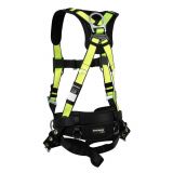 Safewaze PRO Construction Harness: 3D, MB Chest, TB Legs