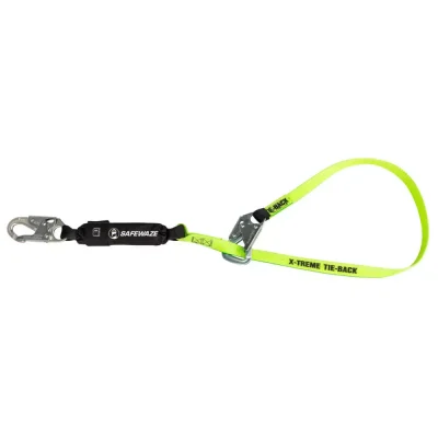 Safewaze PRO 6′ Tie-Back Energy Absorbing Lanyard