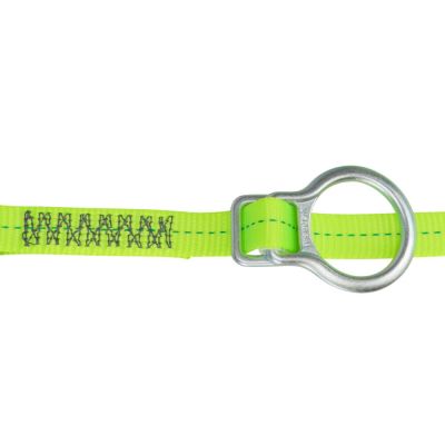 Safewaze PRO 6′ Tie-Back Energy Absorbing Lanyard: Adjustable Ring