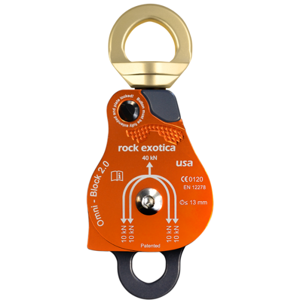 Rock Exotica Omni-Block 2.0" Double Pulley