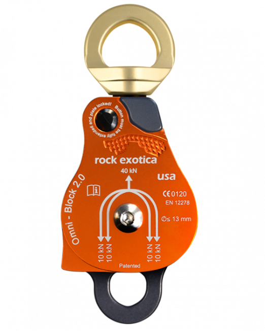 Rock Exotica Omni-Block 2.0" Double Pulley