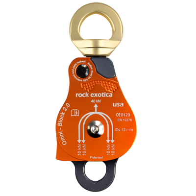 Rock Exotica Omni-Block 2.0″ Double Pulley