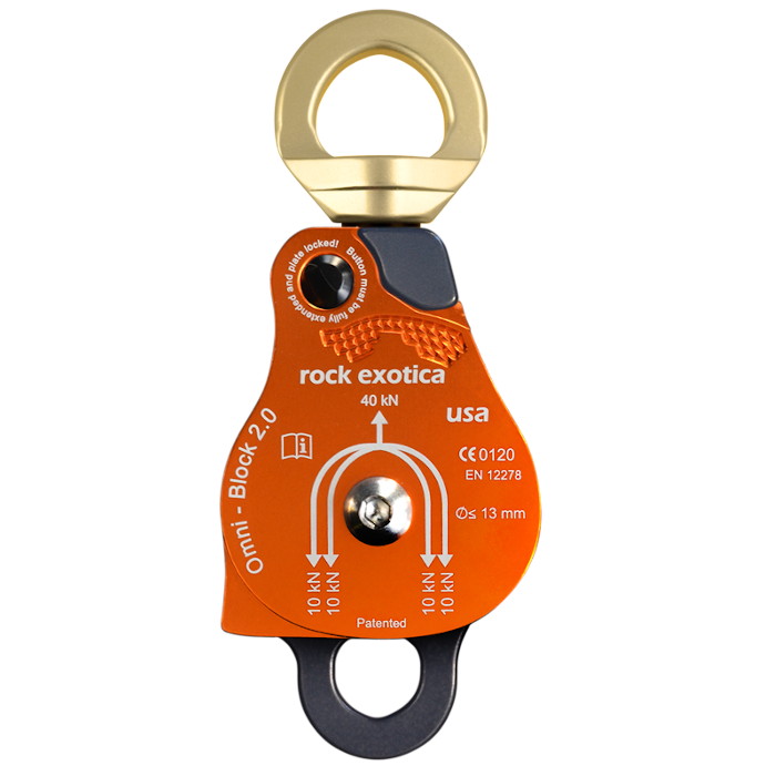 Rock Exotica Omni-Block 2.0″ Double Pulley